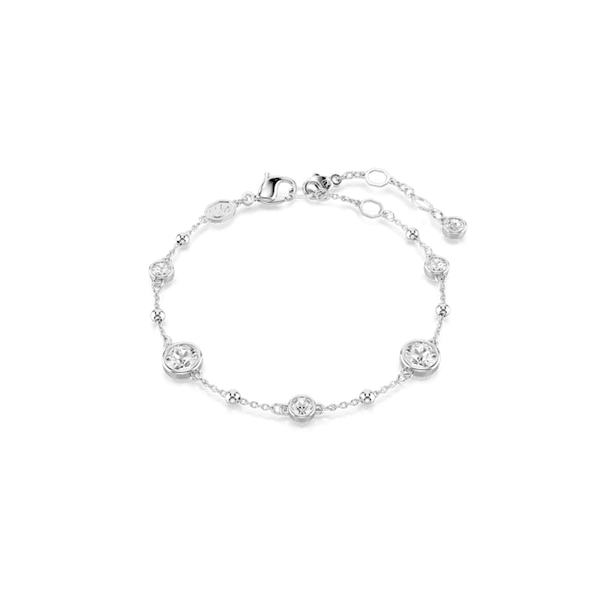 Swarovski Imber Round Cut Bracelet Rhodium Plated