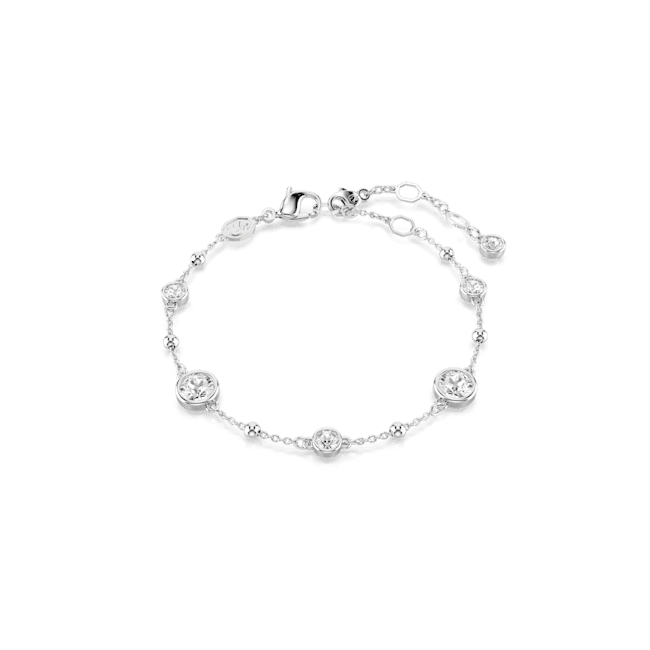 Swarovski Imber Round Cut Bracelet Rhodium Plated