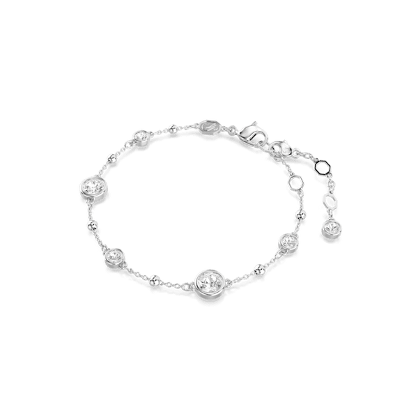 Swarovski Imber Round Cut Bracelet Rhodium Plated