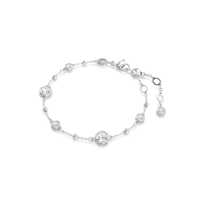 Swarovski Imber Round Cut Bracelet Rhodium Plated