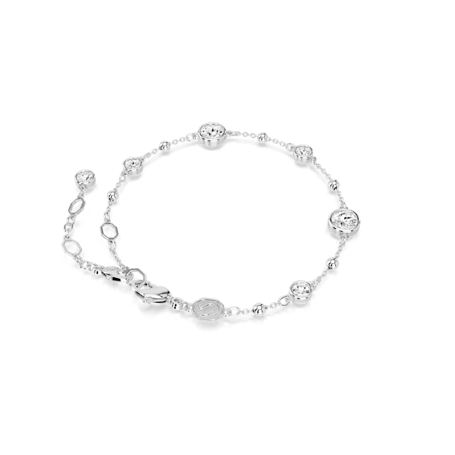 Swarovski Imber Round Cut Bracelet Rhodium Plated