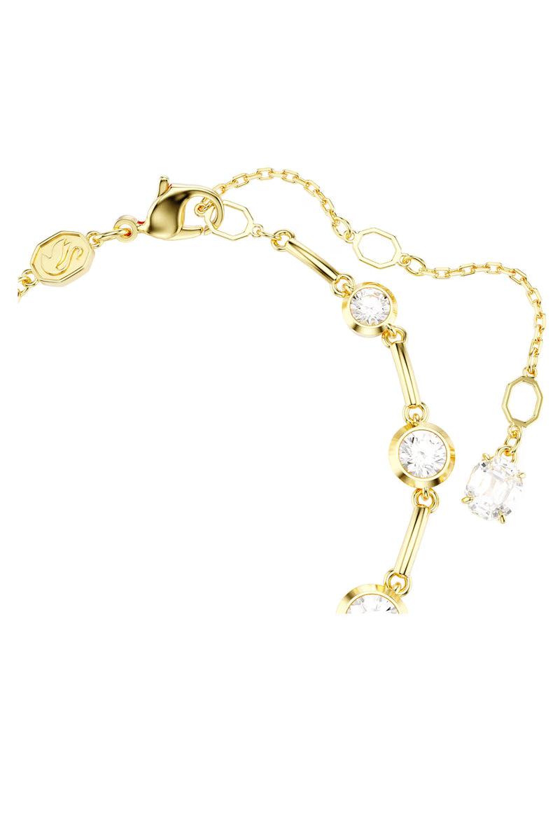 Swarovski Imber Tennis Round Cut Bracelet Gold Plated