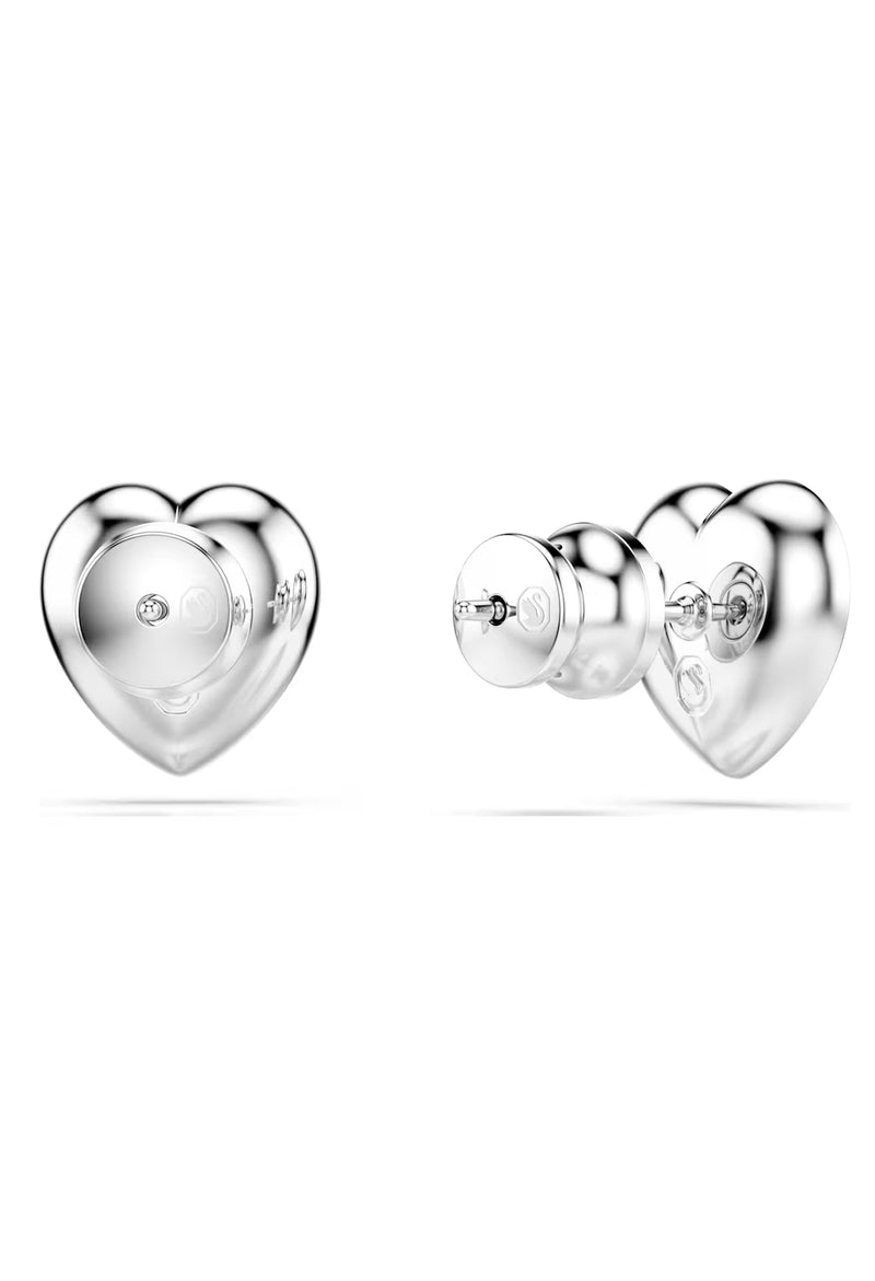 Swarovski Ariana Grande 2025 Capsule Collection: Angelic Heart Stud Earrings Rhodium Plated