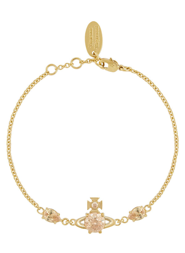 Vivienne Westwood Joaquina CZ Bracelet Gold Plated