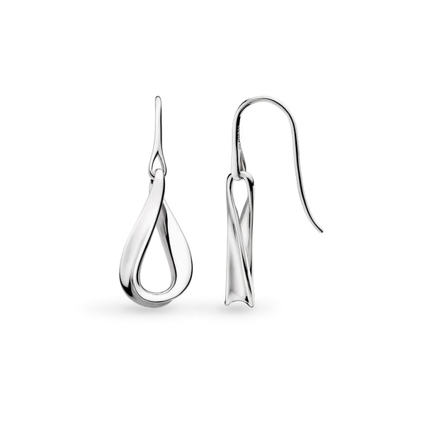 Kit Heath Serenity Drop Earrings in Silver