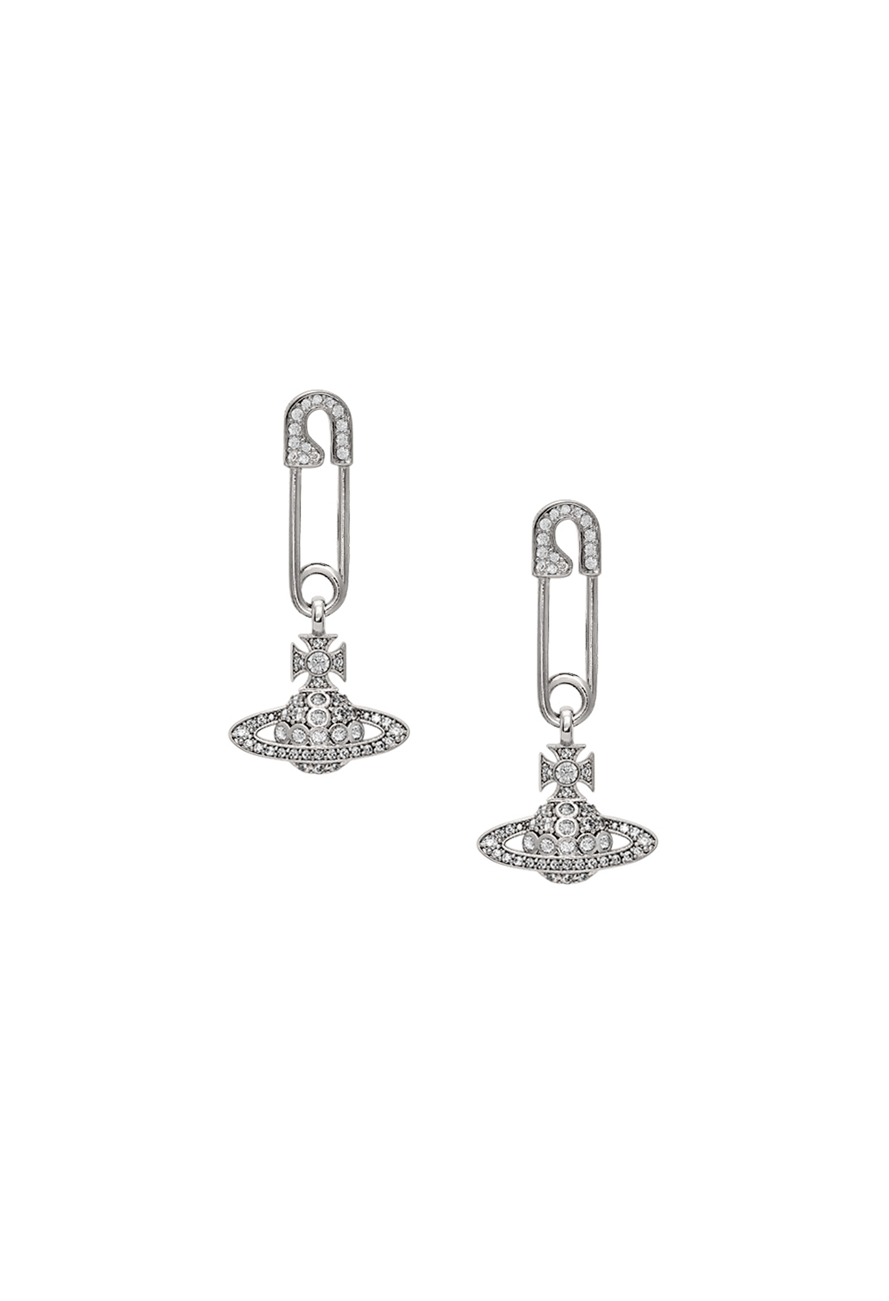 Vivienne Westwood Lucrece Earrings Platinum Plated