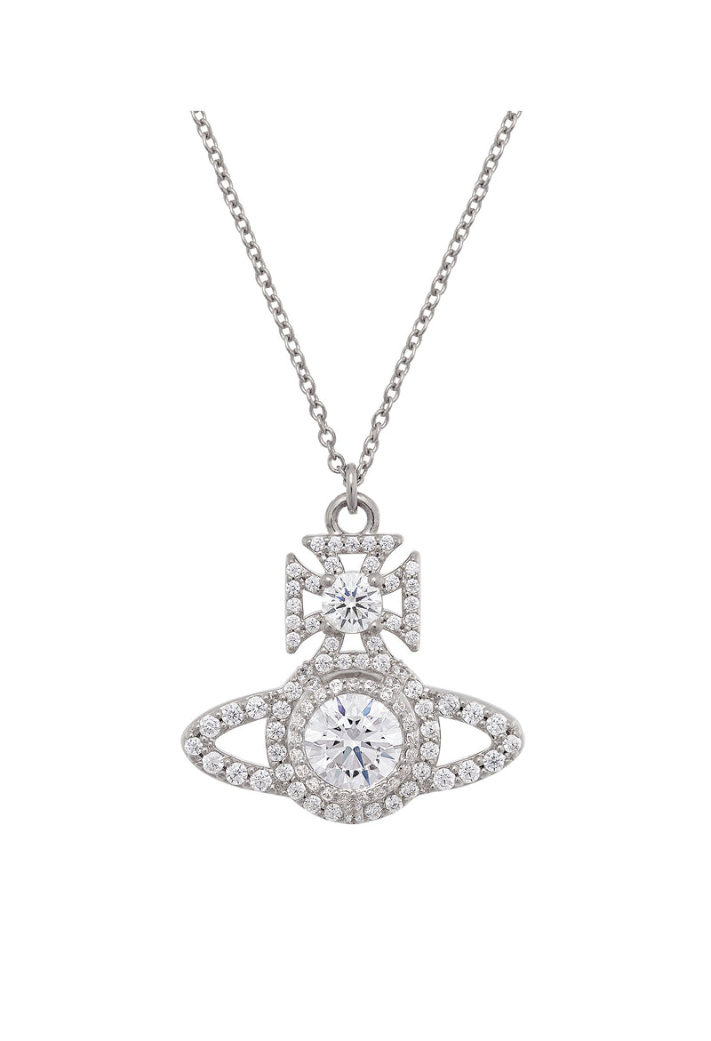 Vivienne Westwood Norabelle Pendant Platinum Plated