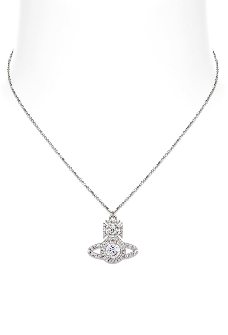 Vivienne Westwood Norabelle Pendant Platinum Plated