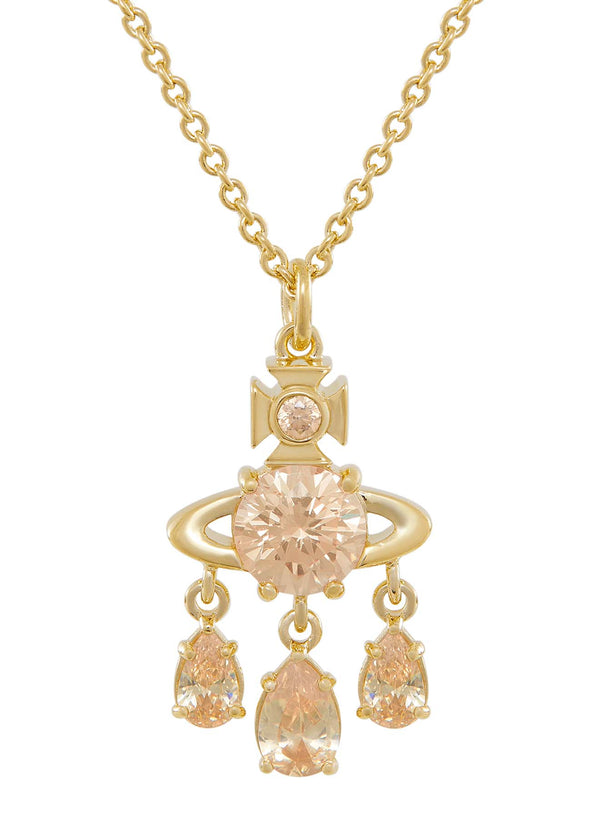 Vivienne Westwood Joaquina CZ Pendant Gold Plated