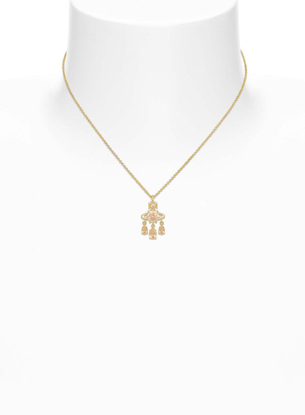 Vivienne Westwood Joaquina CZ Pendant Gold Plated