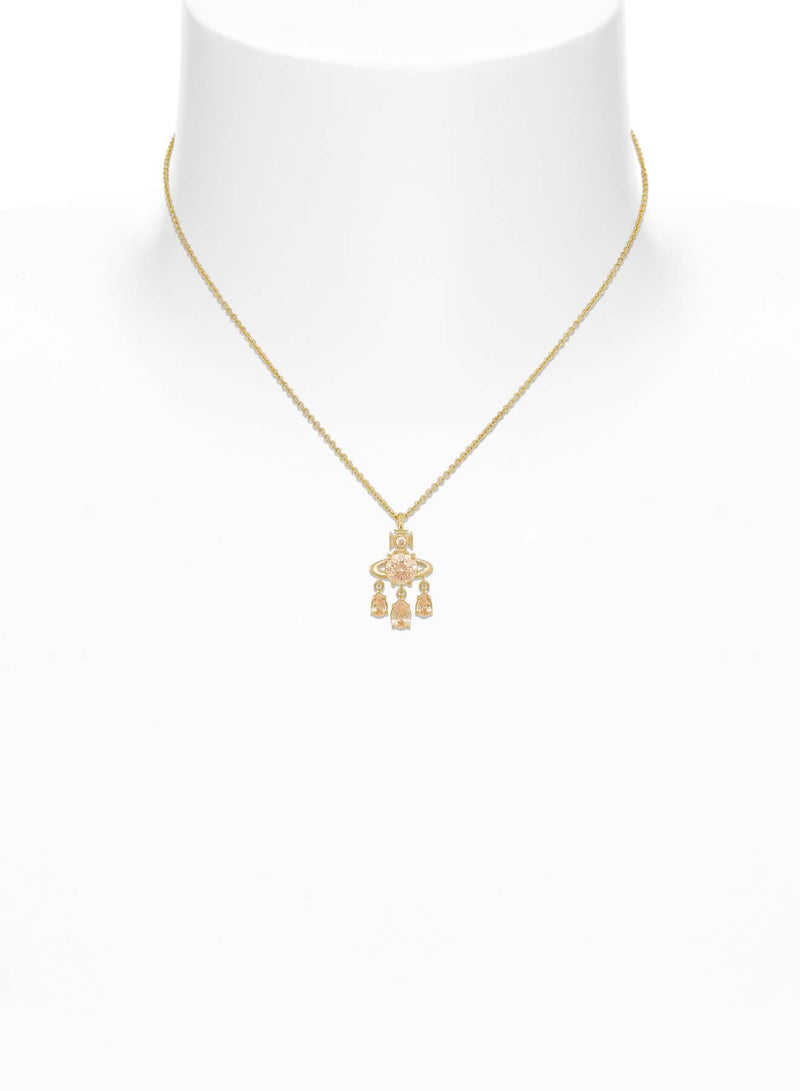 Vivienne Westwood Joaquina CZ Pendant Gold Plated