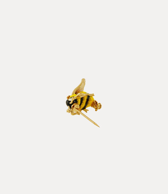 Vivienne Westwood Bumble Bee Brooch Gold Plated