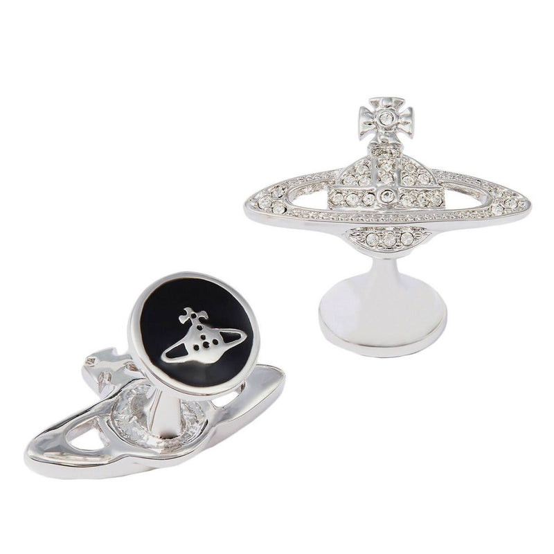 Vivienne Westwood Mini Bas Cufflinks Rhodium Plated