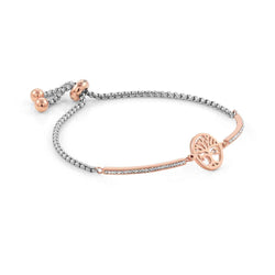 Nomination Milleluci Tree Of Life Bracelet Stainless Steel Rose Gold Plated PVD