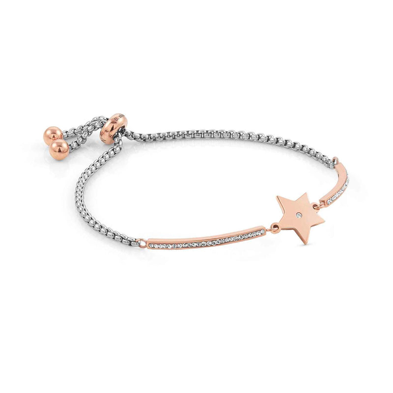 Nomination Milleluci Star Bracelet Stainless Steel Rose Gold Plated PVD