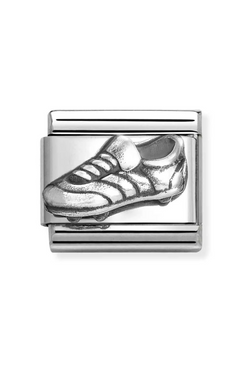 Nomination Composable Classic Link Football Boot in Silver