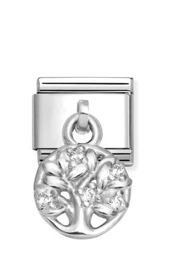 Nomination Composable Classic Link Tree Of Life Drop in Silver