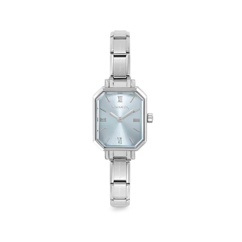 Ladies Nomination Paris Light Blue Dial Bracelet Watch Stainless Steel