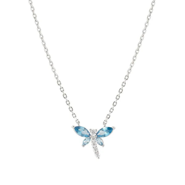 Nomination SHINE ME UP Cubic Zirconia Blue Dragonfly Pendant 925 Silver