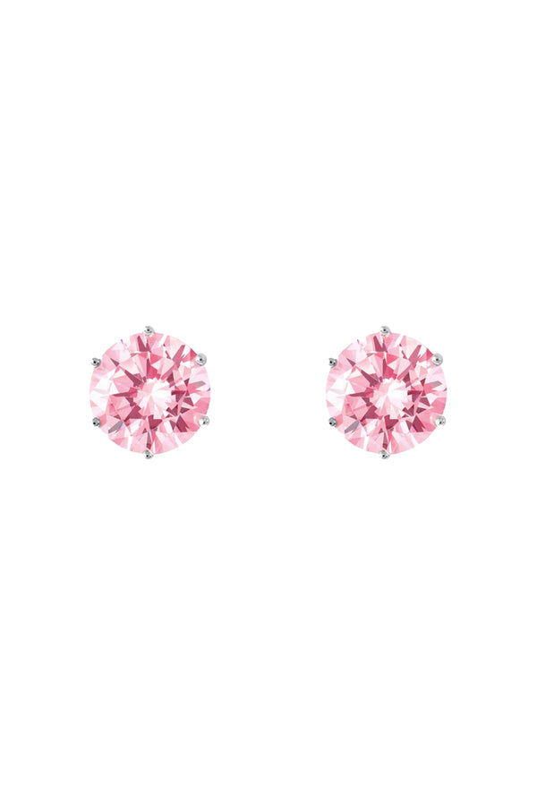 Thomas Sabo Big Pink Cubic Zirconia Earring Sterling Silver