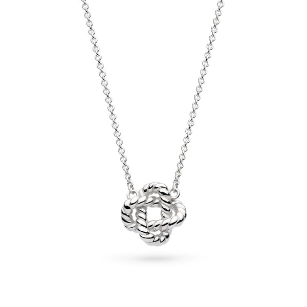 Kit Heath Marina Rope Knot Necklace in Silver