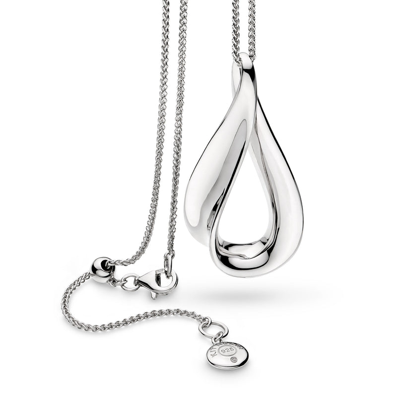 Kit Heath Serenity Grande Slider Necklace Silver