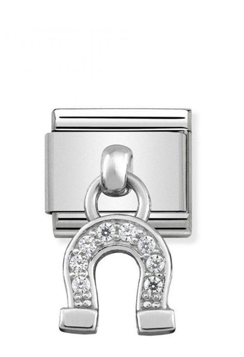 Nomination Composable Classic Link Horseshoe in Stainless Steel & Silver 925