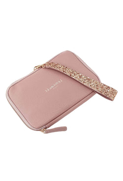 Nomination Dusty Pink Pochette Zip Clutch Bag