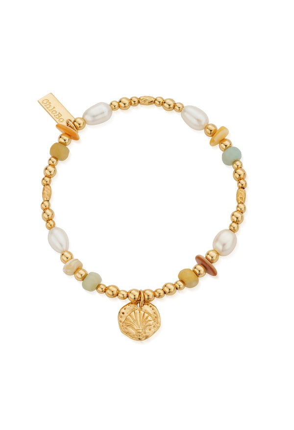 ChloBo Golden Sands Bracelet Sterling Silver Gold Plated