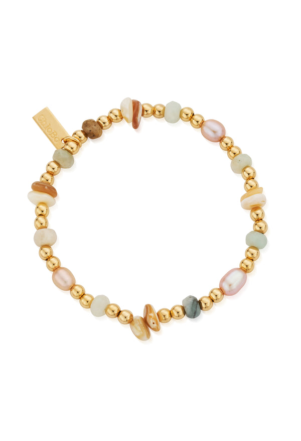 ChloBo Radiant Luck Bracelet Sterling Silver Gold Plated