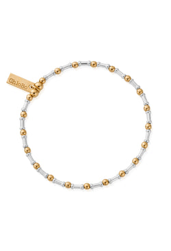 ChloBo Rhythm Of The Water Bracelet Silver Gold Plated