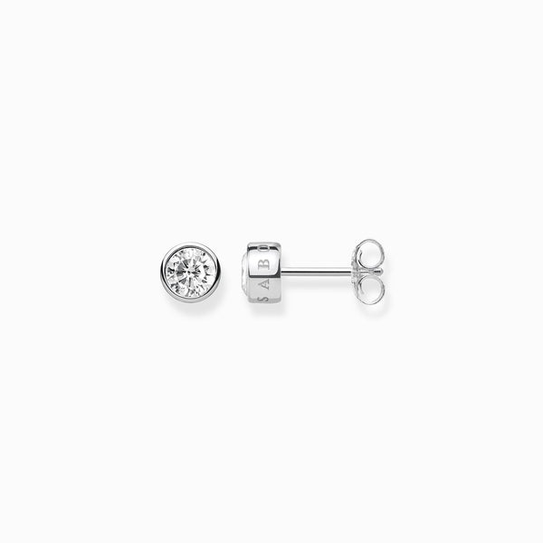 Thomas Sabo Cubic Zirconia Stud Earrings Sterling Silver