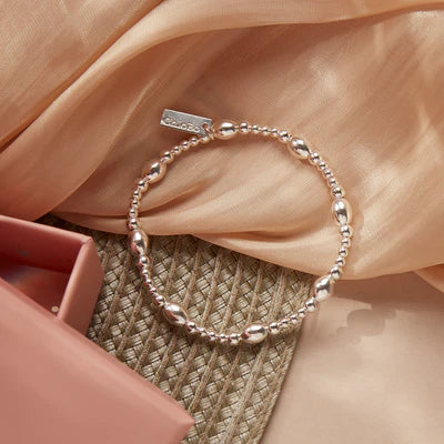 ChloBo Cute Oval Bracelet in Silver