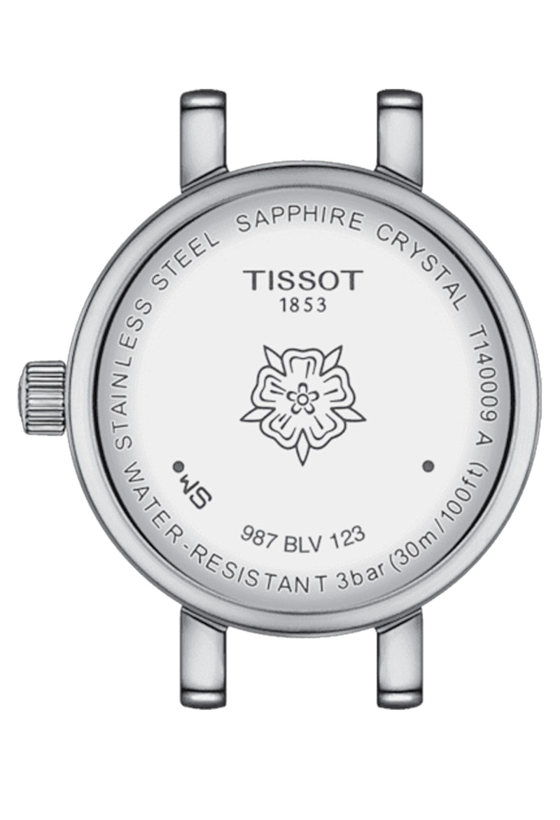 Ladies Tissot Lovely Round MOP Dial Diamond Bezel Bracelet Watch Stainless Steel