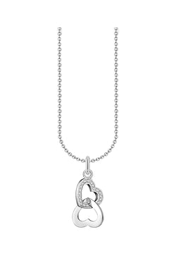 Thomas Sabo Intertwined Hearts Pendant and chain Sterling Silver