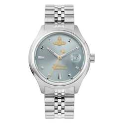 Vivienne Westwood Ladies Little Camberwell Light Blue Dial Watch Stainless Steel