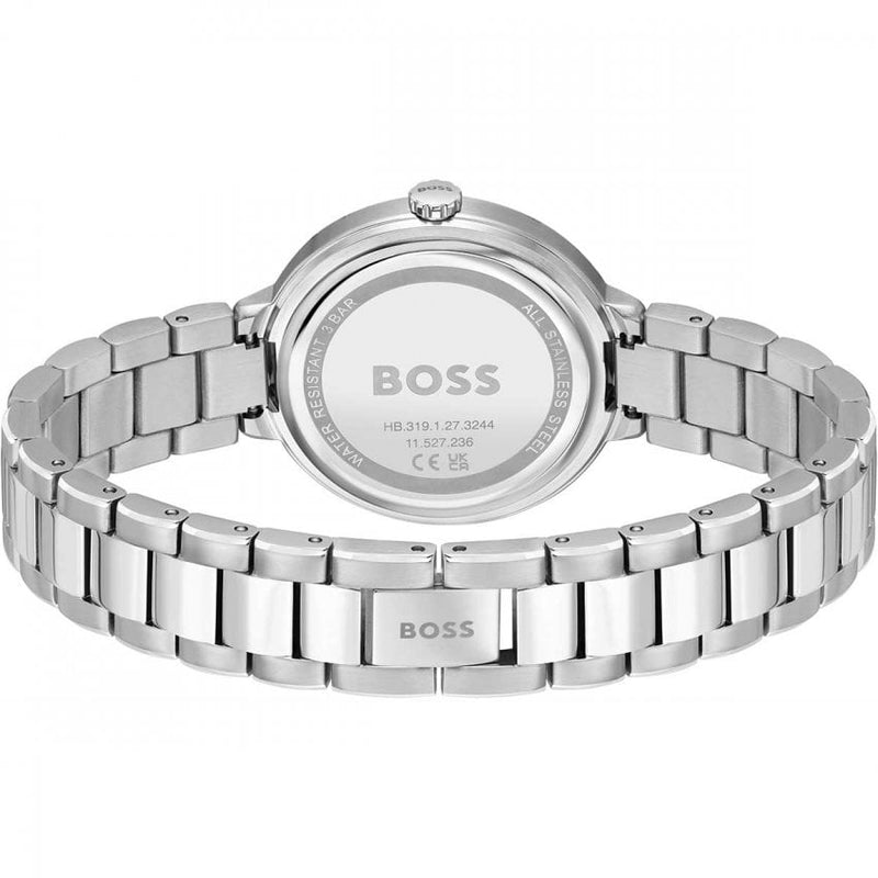 BOSS Ladies Sena Pink Dial Bracelet Watch Stainless Steel