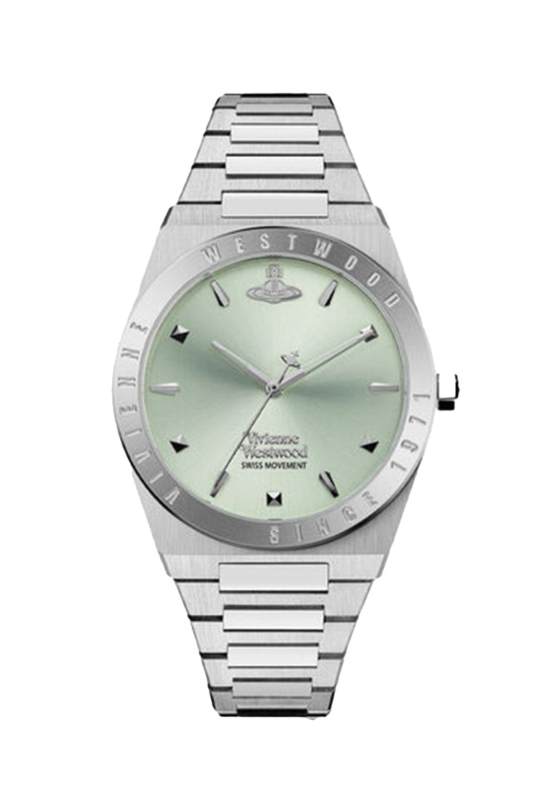 Vivienne Westwood Ladies Charterhouse Mint Green Dial Watch Stainless Steel