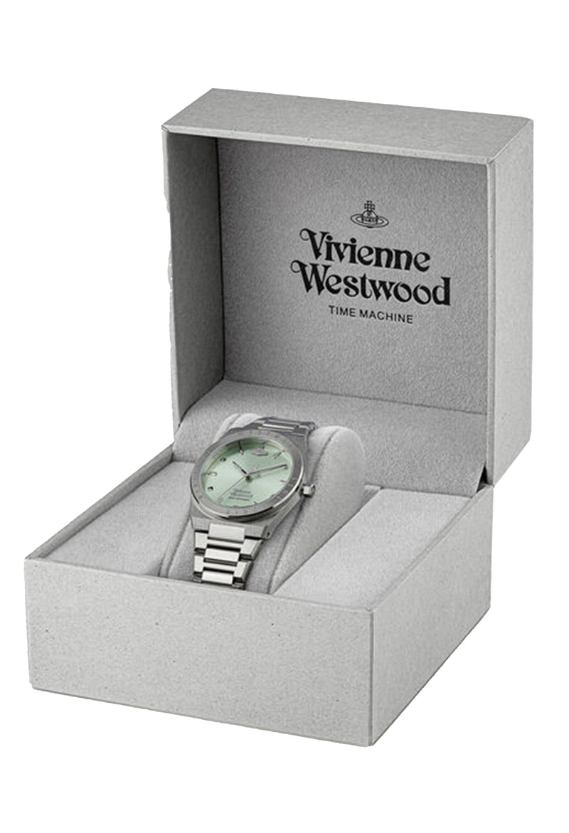 Vivienne Westwood Ladies Charterhouse Mint Green Dial Watch Stainless Steel