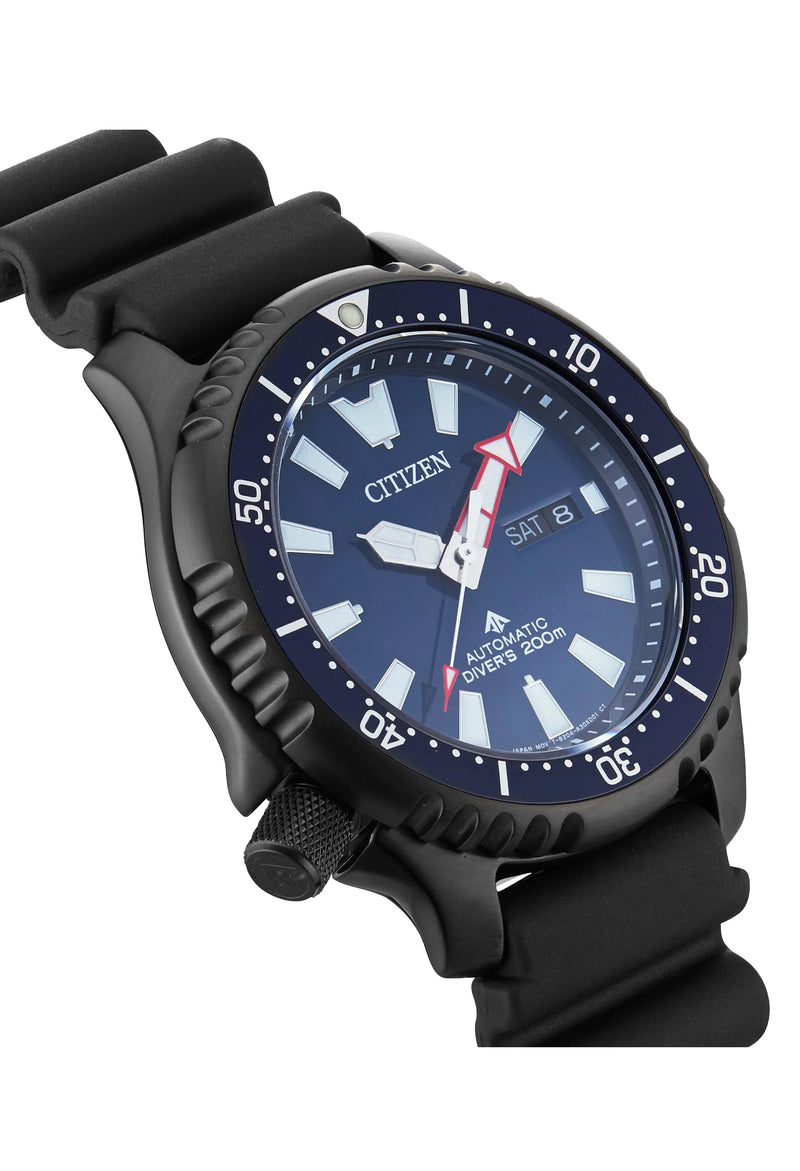 Citizen Gents Stainless Steel Promaster Auto Diver Blue Dial Strap Watch