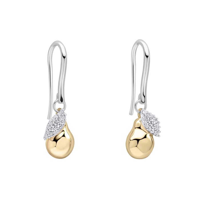 Laura Ashley Gold Plated Pear Drop Earrings