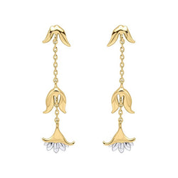 Laura Ashley Camelot Drop Earrings Gold Plated