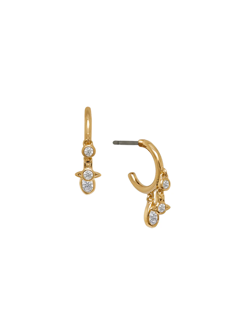 Vivienne Westwood Gale Earrings Sterling Silver Gold Plated