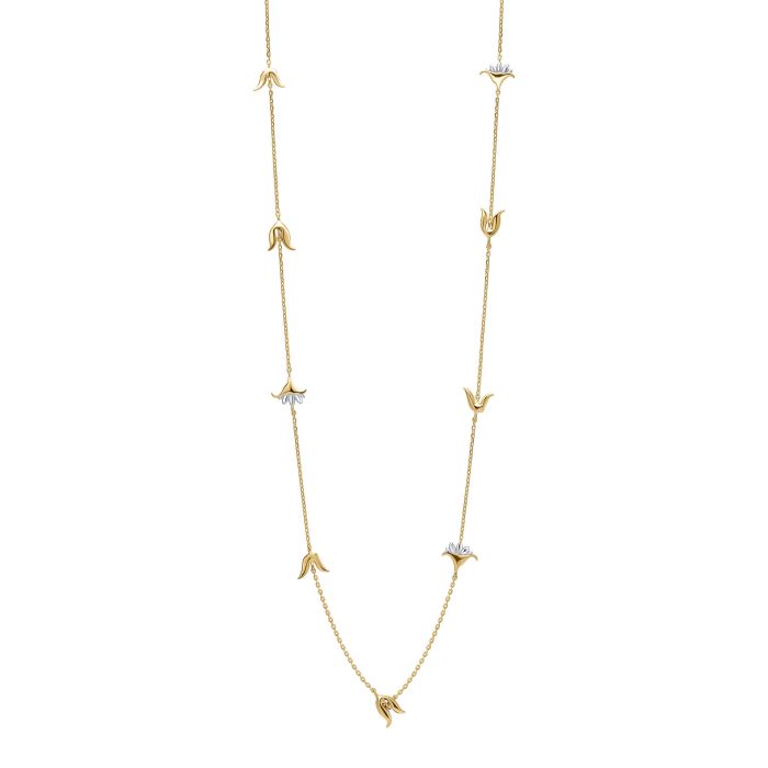 Laura Ashley Camelot Long Necklace Gold Plated