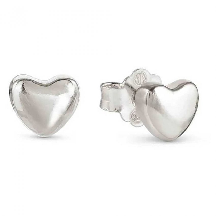 Nomination Armonica Heart Stud Earrings Silver