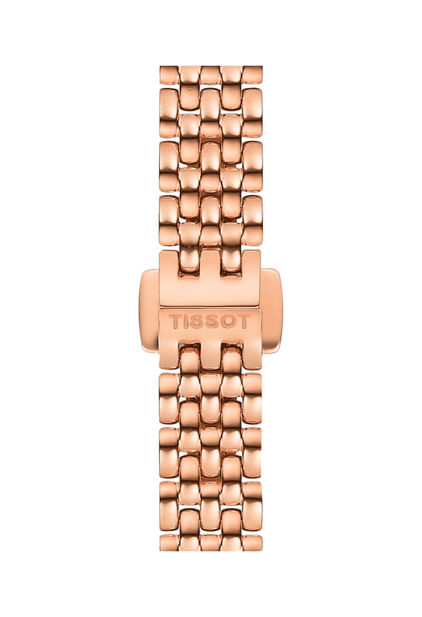 Tissot Ladies Lovely Mother Of Pearl Bracelet Watch Rose Gold Plated