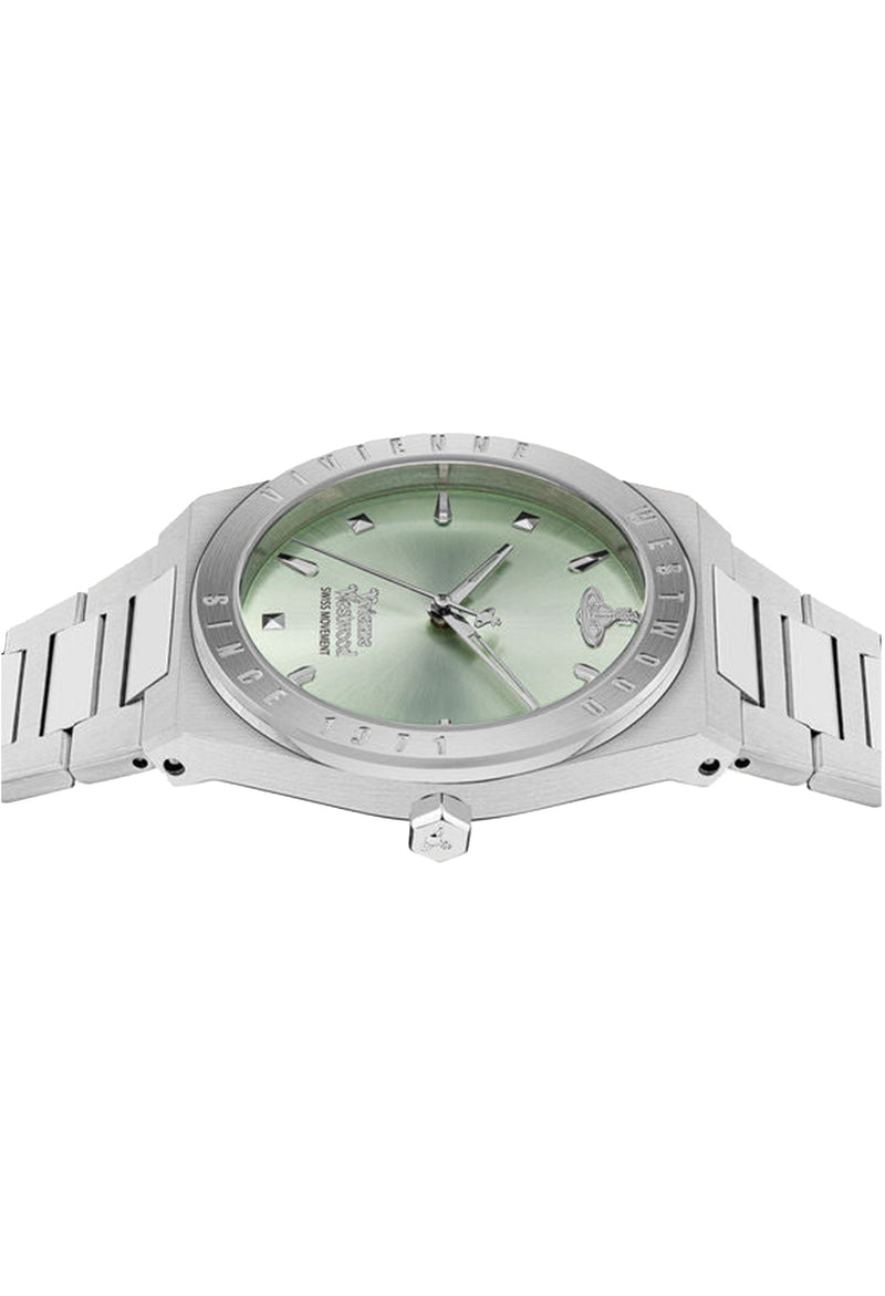 Vivienne Westwood Ladies Charterhouse Mint Green Dial Watch Stainless Steel