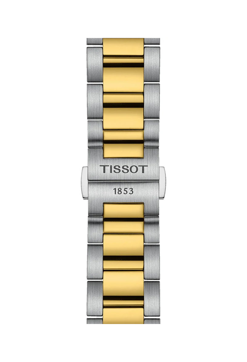 Mens Tissot PR100 Silver Chronograph Dial Bracelet Watch