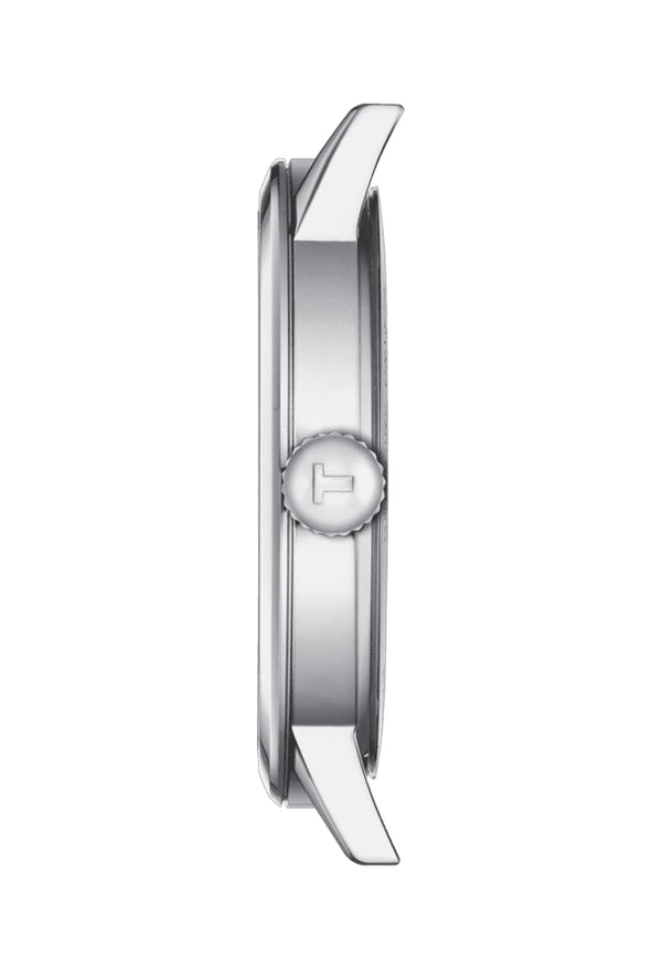 Mens Tissot Silver Dial Classic Dream Bracelet Watch Stainless Steel