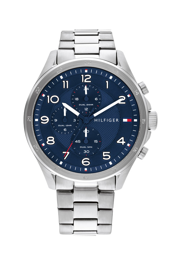 Tommy Hilfiger Gents Axel Blue Dial Bracelet Watch Stainless Steel *